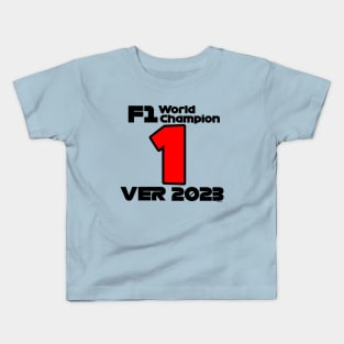 Max Verstappen F1 World Champion 2023 Kids T-Shirt